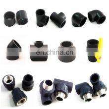 Pipe Fitting Manufacturer Direct Sales Black Color PE Elbow 22.5 DEG thumbnail-2