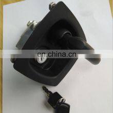 MS858C-3 Black Powder Coated Iron/Steel Industrial Flush Pull Latches Cabinet Hardware Vehicle Toolbox Panel Paddle Locks thumbnail-2