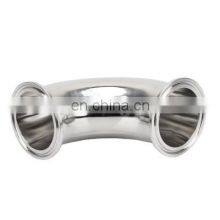 Sanitary Polishing Stainless Steel Forging Clamp Short-type Welded Elbow Pipe Fitting 90 Degree Elbow thumbnail-5