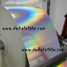 Holographic film paperboard