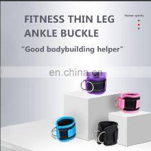Wholesale Custom Ankle Strap Pink Weight Lifting Gym Ankle Straps For Cable Machines thumbnail-5
