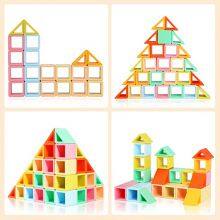 Soft Stacking Blocks for Baby Silicone Building Blocks Rainbow Stacker thumbnail-2