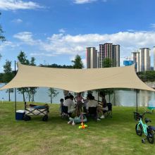 Outdoor tent camping barbecue portable leisure sunshade Tarp Camping canopy