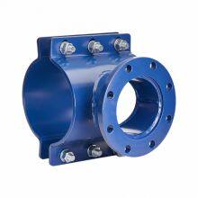 DN100 Dismantling Joint Rigid Type Flange Drilled to PN16 Dresser Coupling for PVC thumbnail-2