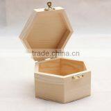 Luxury Box Hexagon Wooden Jewelry Watch Box for Sale thumbnail-4