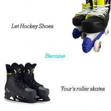 Ice Skates Blade Protection Cover for Walking Blade Guard Fixing Strap thumbnail-1