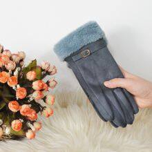 Wholesale Women Men Warm Gloves High Quality Stretch Winter Knit Gloves Factory Direct thumbnail-3