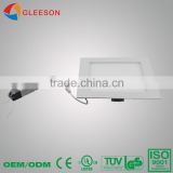 alibaba express 9w square panle ip44 flat ceiling led solar panel for indoors gleeson