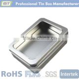 rectangle mint tin box with clear pvc window