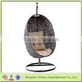 Egg Shape PE Rattan Cocoon Hanging Chair for Garden-FN4111 thumbnail-1