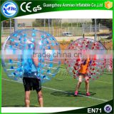 Cheap price PVC/TPU human sized soccer bubble ball for football                        
                                                                                Supplier's Choice