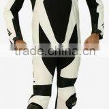 Perrini Aviator Motorcycle Leather Racing Suit New 1Pc thumbnail-1