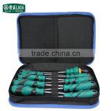 LAOA 9pcs High Quality Cr-Mo Steel Screwdriver Set With Bag thumbnail-6