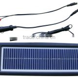 New design 3 w 12v solar car battery charger