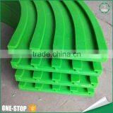 Custom Conveyor Sliding Guide Rails Extruding Plastic Uhmw-pe Nylon Hdpe Corner Chain Track Rail thumbnail-2