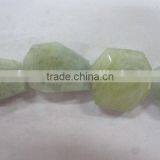Wholesale AquamarineTumbled Flat Loosen Faceted Gemstone for Necklace thumbnail-1