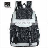 Fashion Graffiti Colleage Students Backpack/high Capacity Canvas School Backpack/khaki Backpack thumbnail-6