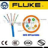 305m ftp fluck cat6 lan cable with PVC/LZSH jacket