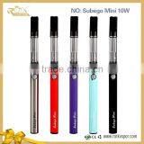 2016 Hongkong fair best 300mah subego mini vapor kits 10W mini electronic cigarette