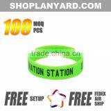 Custome Imprinted Silicone Wristbands For Promotions thumbnail-1