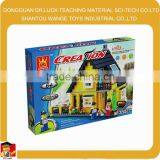 Child Creative Educational Building Sets Puzzle House Villa Toys thumbnail-1