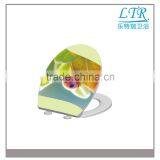 Convenient for Daily Scrubbing Slim Novelty Toilet Seat With Printed Design thumbnail-3