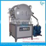 High vacuum system turbo vacuum pump with muffle furnace/heat pump furnace