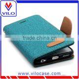 Combo Jean Cloth Leather Case for IPhone 6S, Flip Stand Phone Cover for IPhone 6s thumbnail-1