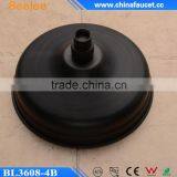 Black Round Brass Shower ORB Ceiling Wall Rainfall Shower Head thumbnail-2