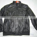 Man Newest Fashion Leather Jacket Stocks thumbnail-1