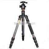 Q476 Carbon Fiber 1550mm Gimbal Panorama and Portable 1.29KG Digital & DSLR Camera Tripod 2016 New Photographic Tripod Q666C Quality Choice thumbnail-4