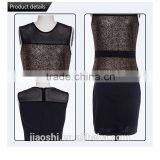 2016 Guangzhou New Arrival Fashion Designs Western Fashion Dress Sleeveless Mini Beautiful Summer Dress Supplier's Choice thumbnail-5