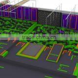 1000 sq Commercial Indoor Trampoline Park/Factory Price Amusement Trampoline for Kids and Adults thumbnail-2