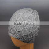 CUSTOM ACRYLIC CABLE BLANK BEANIE HAT FACTORY CHINA thumbnail-1