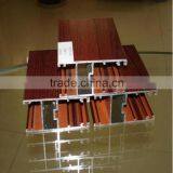 Wood Grain Finish Aluminum Glass Window thumbnail-1