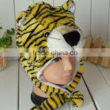 Tiger Shape Winter Hat,flush Animal Hat thumbnail-1