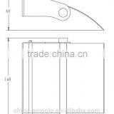 Empolo Chrome Plated Stainless Steel Paper Slip Holder And Industrial Paper Roll Holder 5007 thumbnail-2