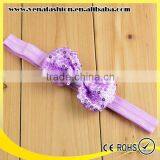 in Stock Mix Colors Elastic Sequin Head Band Kids thumbnail-4