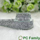 Wholesale Polyester Velvet Glitter Ribbon thumbnail-1