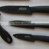Top Quality Gifts Zirconia Black Blade Black Handle 3" 4" 5" Inch + Peeler + Covers Ceramic Knife Set Kitchen Fruit Knife Set thumbnail-6