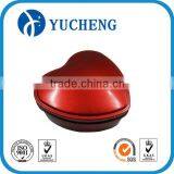 Chinese Beautiful Red Heart Shape Gift Candy Metal Craft Tin Box thumbnail-2