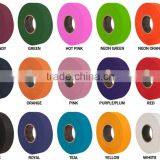 2015 New design and customized size Cloth Cotton Sport Hockey Stick Tape for hockey game