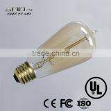 4000k Dimmable Vintage St64 100 Watt Edison Bulb E26 E27 B22 CE RoHS FCC Approved thumbnail-2