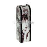 Decorative Canvas Wooden Storage Wine Box