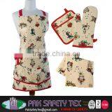 Apron Kitchen Set/Apron Keukenschort/Apron, Tea Towel, An Oven Mitt and A Pot Holde thumbnail-1
