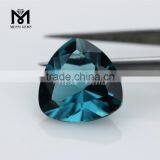 Wuzhou Messigems Custom Trillion 12x12 London Topaz Crystal Stone Design For Dress thumbnail-1