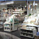 Wood and Metal Kitchen Ware Display Stand