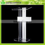 DDL-0039 ISO9001 Shenzhen Factory Wholesale SGS Test Clear Church Pulpit for Sale thumbnail-2
