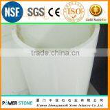 Pure White Non-Porous Crystallized Glass Panel Column thumbnail-1