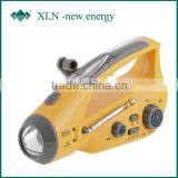 Plastic Manufacturers Supply Solar Charging Flashlight / Solar Energy Saving Flashlight